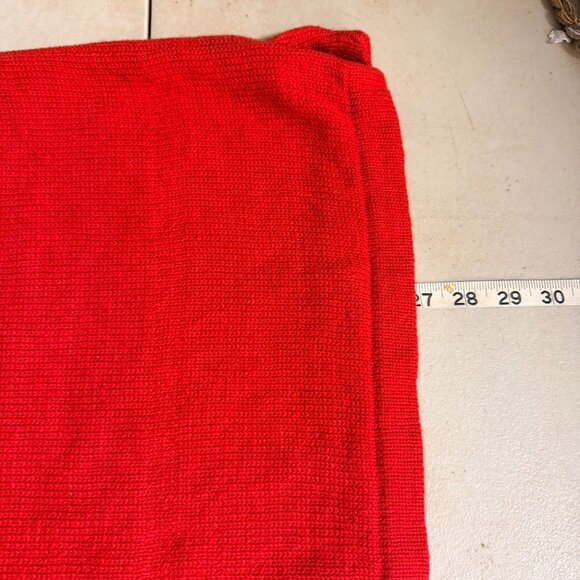 Studio C Red Beaded Pearl Embellished Sweater – Size 2X – Glam Off-Shoulder - Picture 10 of 10